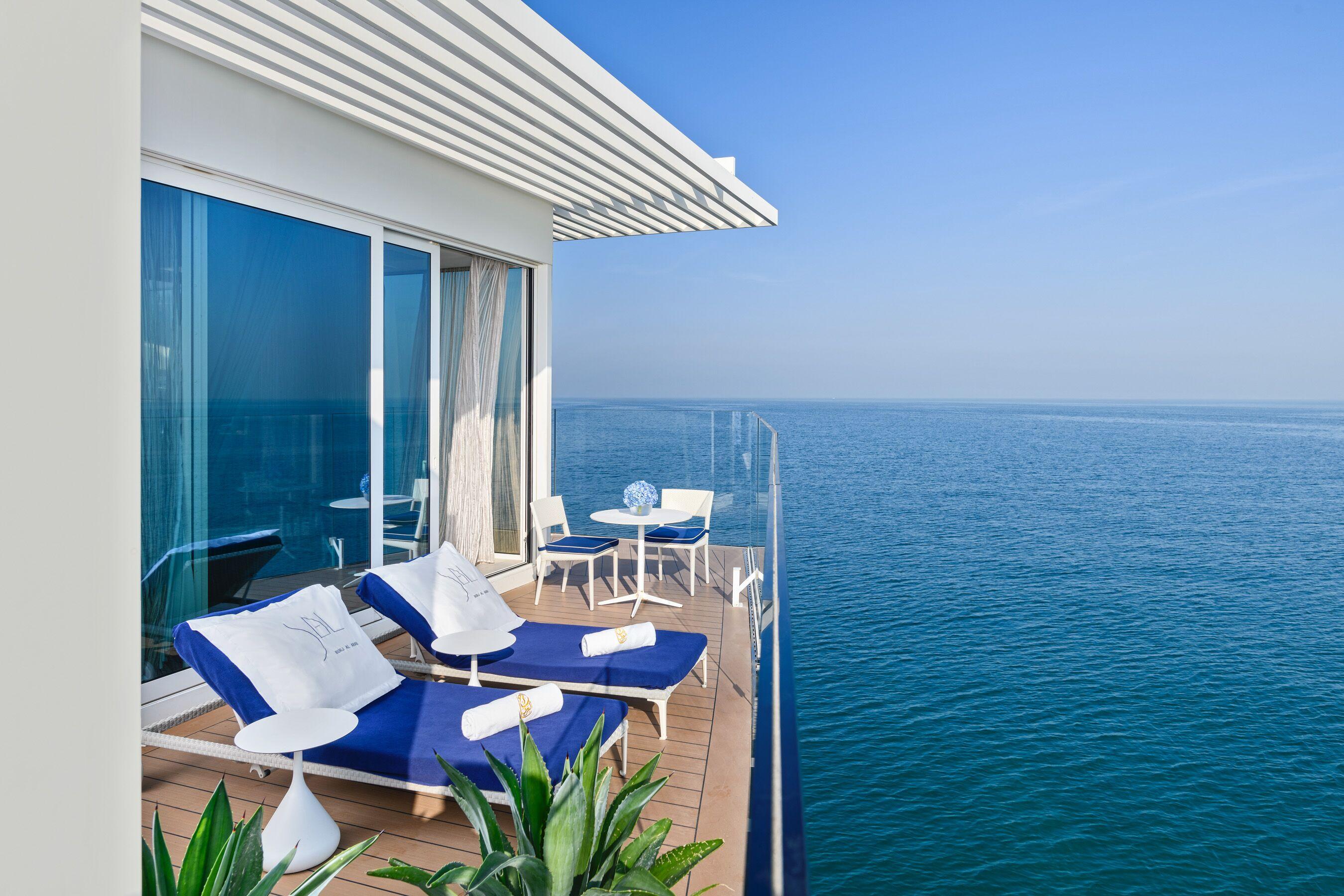 Jumeirah Burj Al Arab Dubai Esterno foto View from a suite